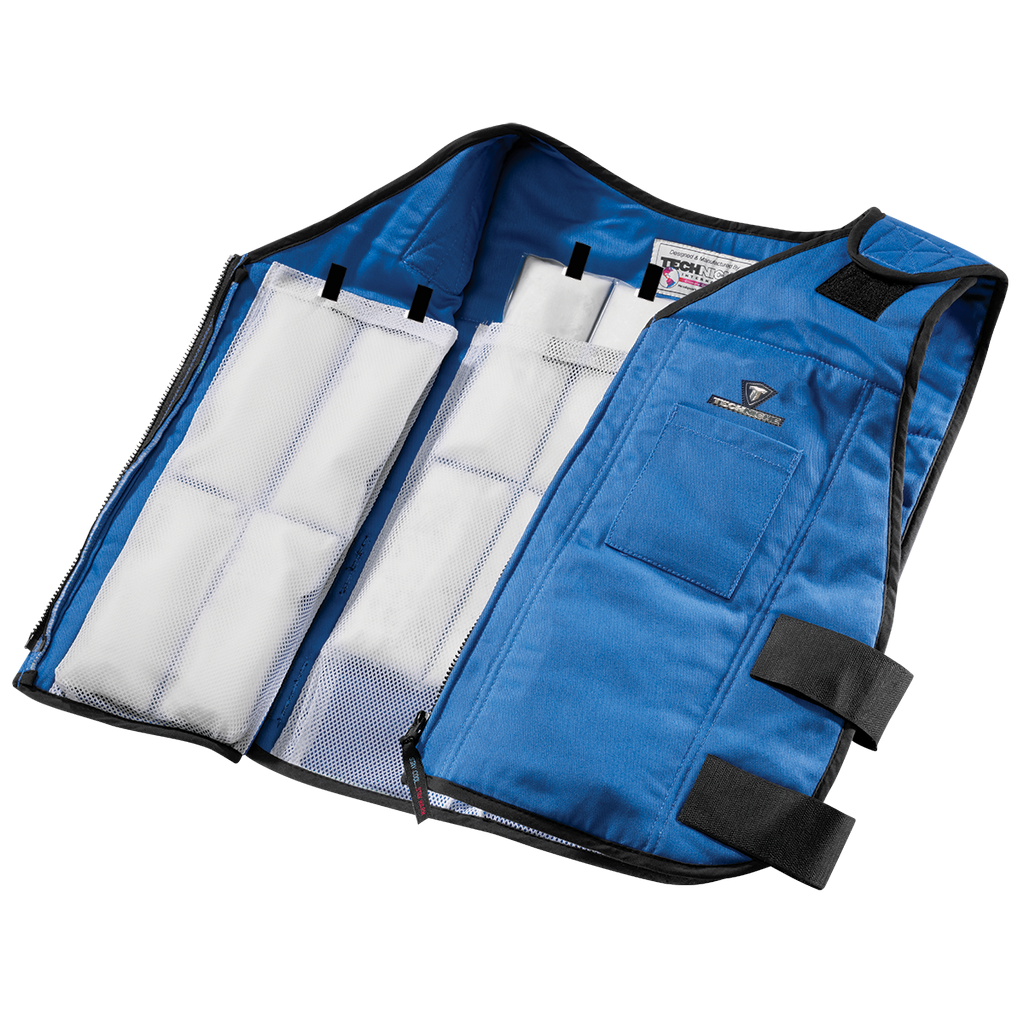 TECHKEWL™ Phase Change Cooling Vest – Blue