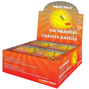 HEAT PAX™ Air Activated 6+ Hour Adhesive Toe Warmers