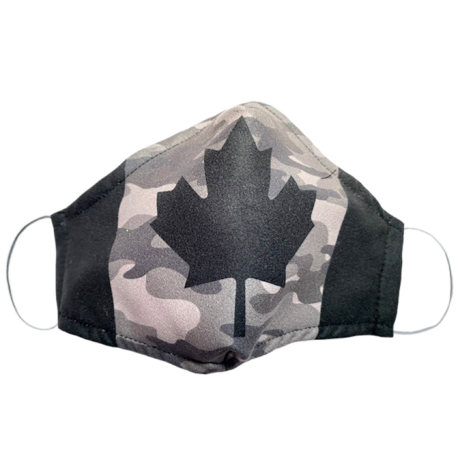 Cooling Face Mask – Gray Camo 1