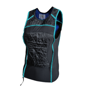 HYPERKEWL™ Plus Evaporative Cooling Tank-Top Black/Teal